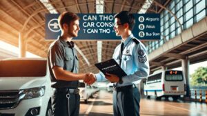 giữ xe ô tô cần thơ với dịch vụ giao xe sân bay cho khách