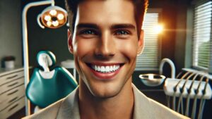 khách hàng cười tự tin sau khi thực hiện nha khoa thẩm mỹ cần thơ