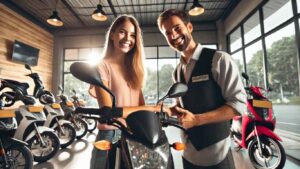 khách hàng hài lòng dịch vụ thuê xe máy rạch giá kiên giang