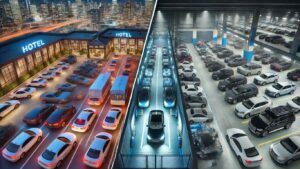 so sánh giữa giữ xe ô tô cần thơ bích long và tự đậu xe bên ngoài khách sạn