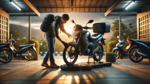 thuê xe honda 2 bánh cà mau đi tham quan mũi cà mau