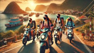 thuê xe rạch giá kiên giang bằng xe máy đi hà tiên